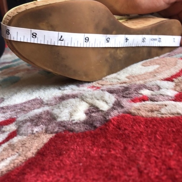 PRADA Patent Leather Cork Wedge Sandal Authentic - Picture 14 of 15